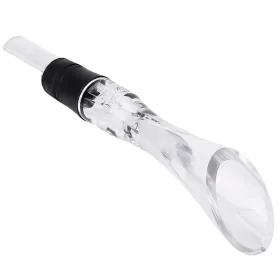 Wine Aerator Pourer Spout Decanter Spout Attachable In-Bottle Wine Drip Stopper (Option: Transparent)